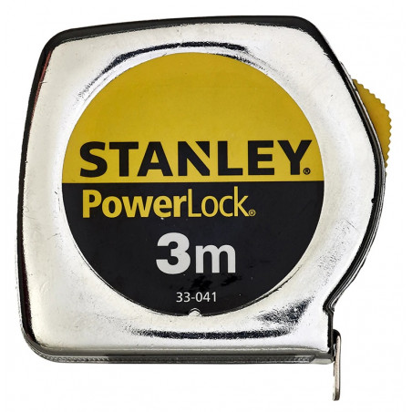 STANLEY POWERLOCK CLASSIC MÉTAL - RUBAN MESURE