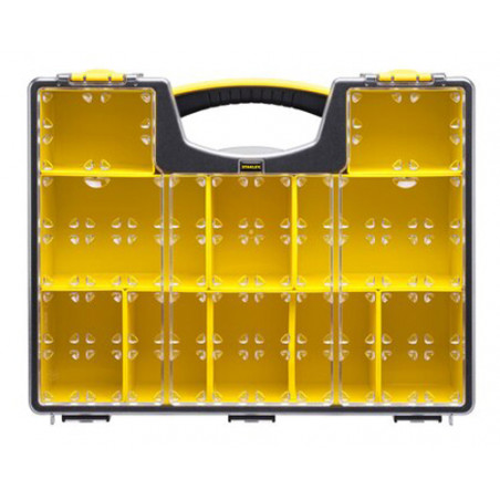 BOÎTE DE RANGEMENT ORGANISEUR PRO STANLEY AVEC 8 COMPARTIMENTS AMOVIBLES
