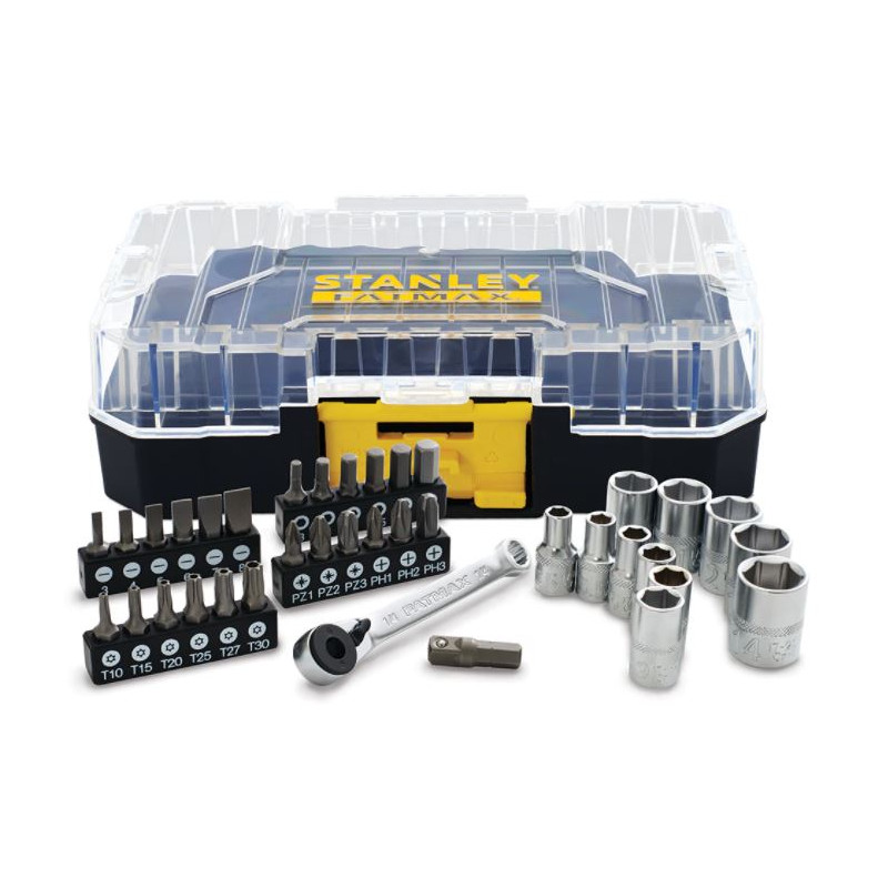 COFFRET 37 OUTILS 1/4'' STANLEY STAKBOX S