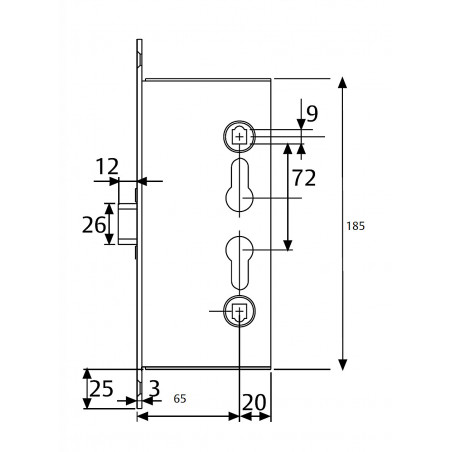 SERRURE D'URGENCE CF60