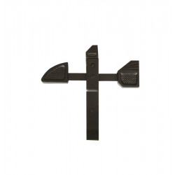 ARRÊT DE PORTAIL À BASCULE EN FONTE ÉPAISSEUR MAXIMAL DU PORTAIL 58 MM FINITION NOIR