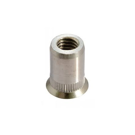 INSERT INOX T FRAISEE MOLETE M6 EP 1.8 A 3 LA BOITE DE 100