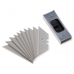 ENSEMBLE DE LAMES TRAPÈZE POUR CUTTER ET GRATTOIR, 30 PIÈCES