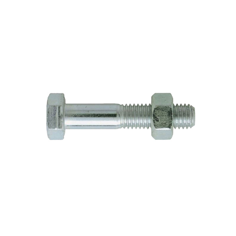 BOULON HEXAGONAL ACIER ZINGUÉ BLANC CLASSE 8.8 DIN 931/934 ULTIMA