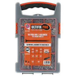VIS À BOIS AGGLOMÉRÉS TÊTE FRAISÉE TORX COFFRET DE 750 - ULTIMA - GRAPPACK04