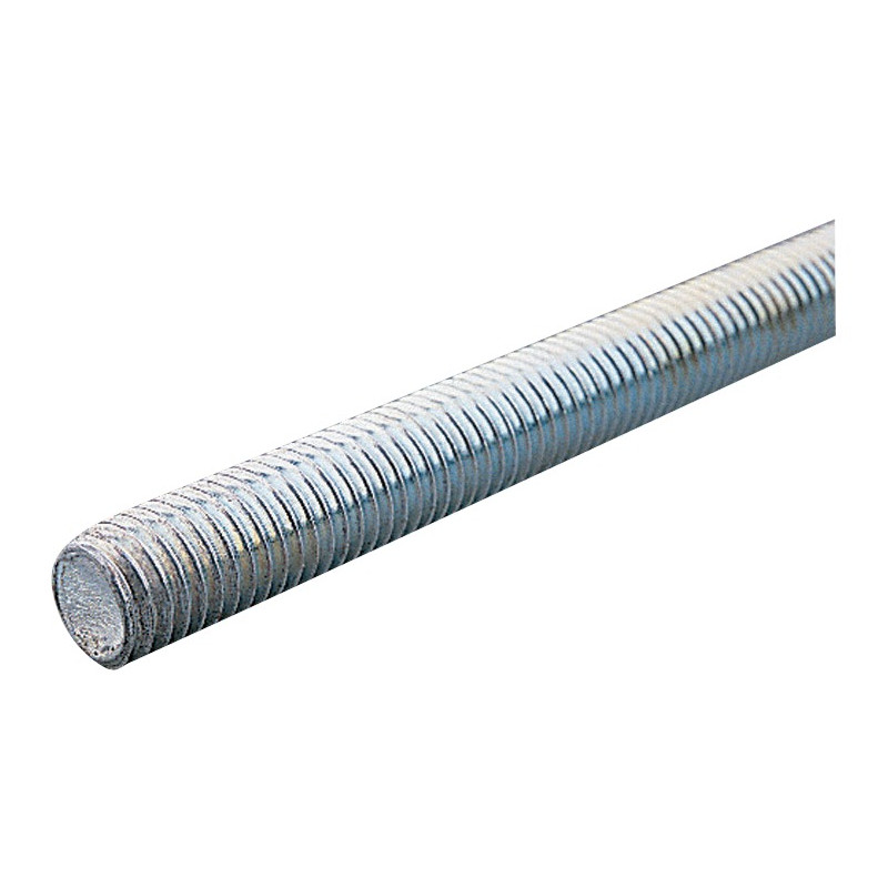 TIGE FILETÉE ACIER ZINGUÉ 1M, CLASSE 8.8, NORME DIN 976
