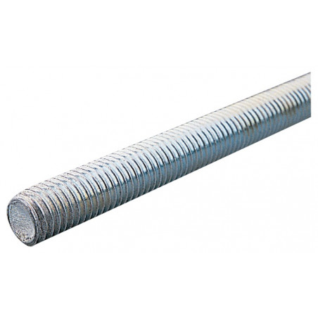 TIGE FILETÉE ACIER ZINGUÉ 1M, CLASSE 8.8, NORME DIN 976