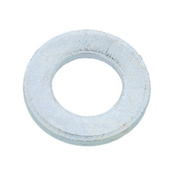 RONDELLE LARGE ACIER ZINGUÉ BLANC SÉRIE L NFE 25513