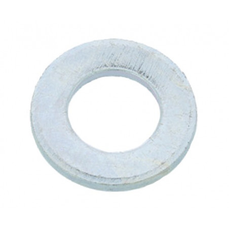 RONDELLE LARGE ACIER ZINGUÉ BLANC SÉRIE L NFE 25513