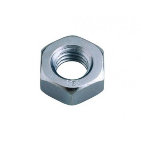ECROU HEXAGONAL HU 6 PANS - ACIER ZINGUÉ BLANC CLASSE 8.8 DIN 934