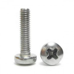 VIS MÉTAUX TÊTE BOMBÉE CYLINDRE CLASSE 4.8 PZ DIN 7985