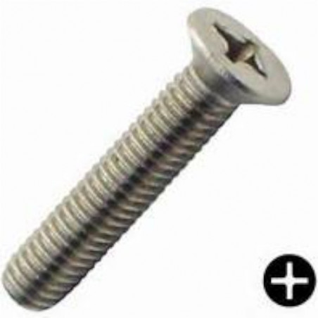 VIS MÉTAUX TÊTE FRAISÉE ZINGUÉE 4.8 MM DIN 965 ULTIMA