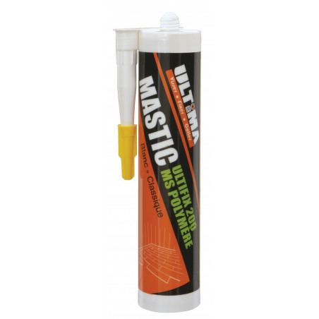 MASTIC COLLE ULTIMA ULTIFIX 200 BLANC CARTOUCHE 290 ML - 16030