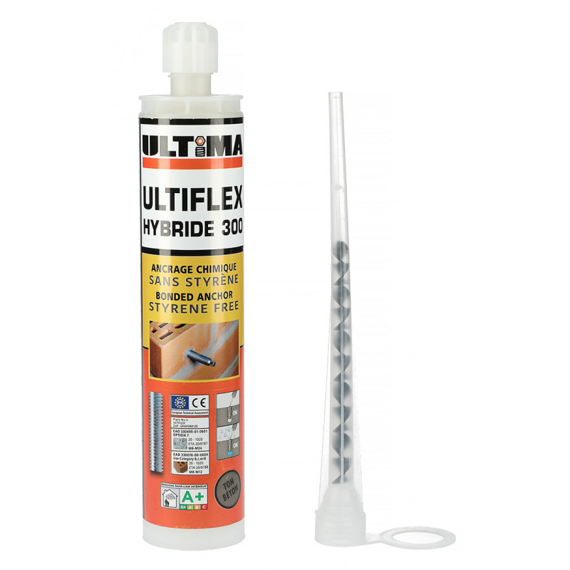 SCELLEMENT CHIMIQUE ULTIFLEX POUR TIGES FILETÉES