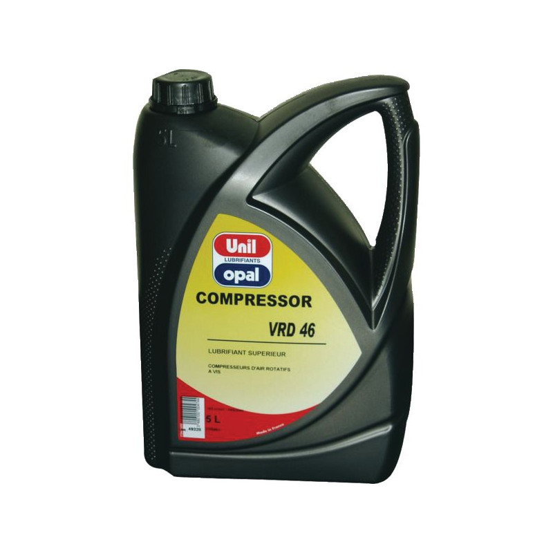 HUILE COMPRESSEURS ROTATIFS VRD 46 5L - UNIL OPAL - COMPRESSOR VRD 46