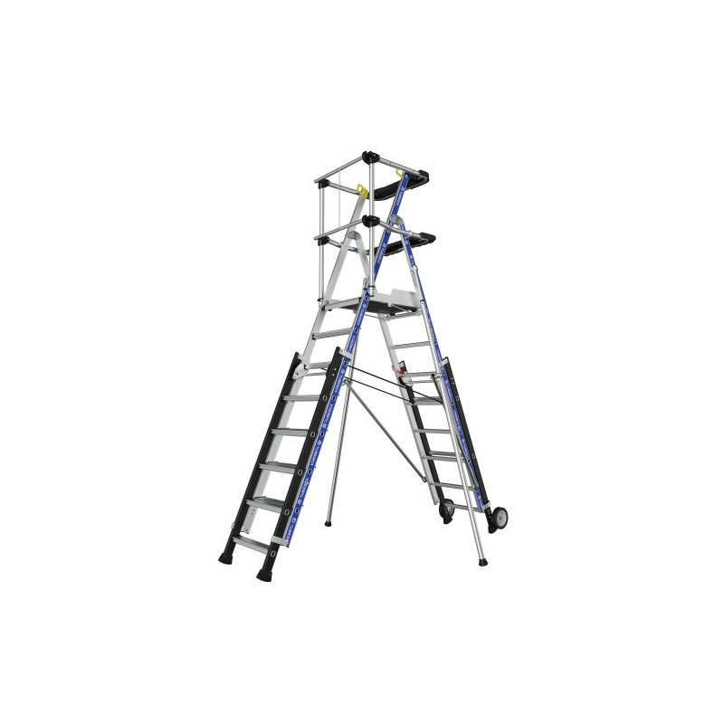 PLATEFORME SHERPASCOPIC GARDE CORPS LISSES HAUTEUR DE TRAVAIL
