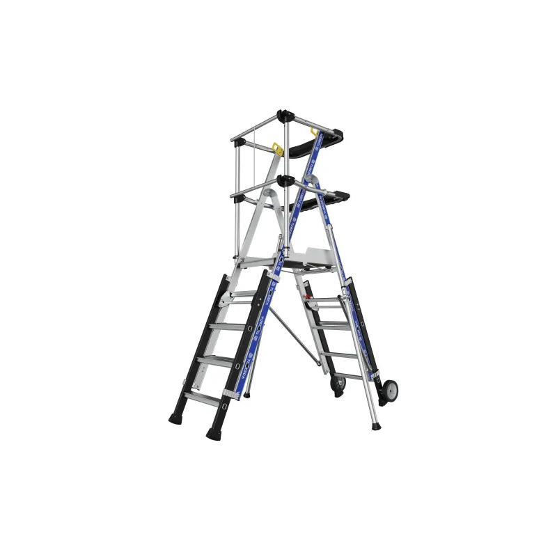 PLATEFORME SHERPASCOPIC GARDE CORPS LISSES HAUTEUR DE TRAVAIL