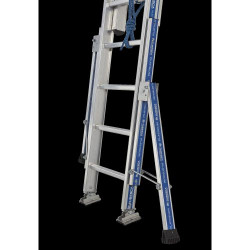 ECHELLE DOUBLE PLANS A CORDE HT TRAVAIL 6.88M 2X13