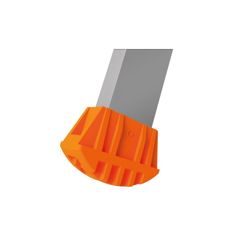 ESCABEAU 12 MARCHES AVEC RAMPE - HAUTEUR TRAVAIL 4.64M