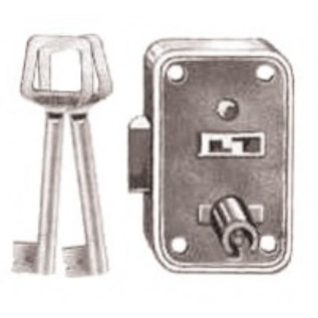 SERRURE VACHETTE POUR BOÎTES AUX LETTRES, 30 MM, CANON 17 MM, MODÈLE 2383