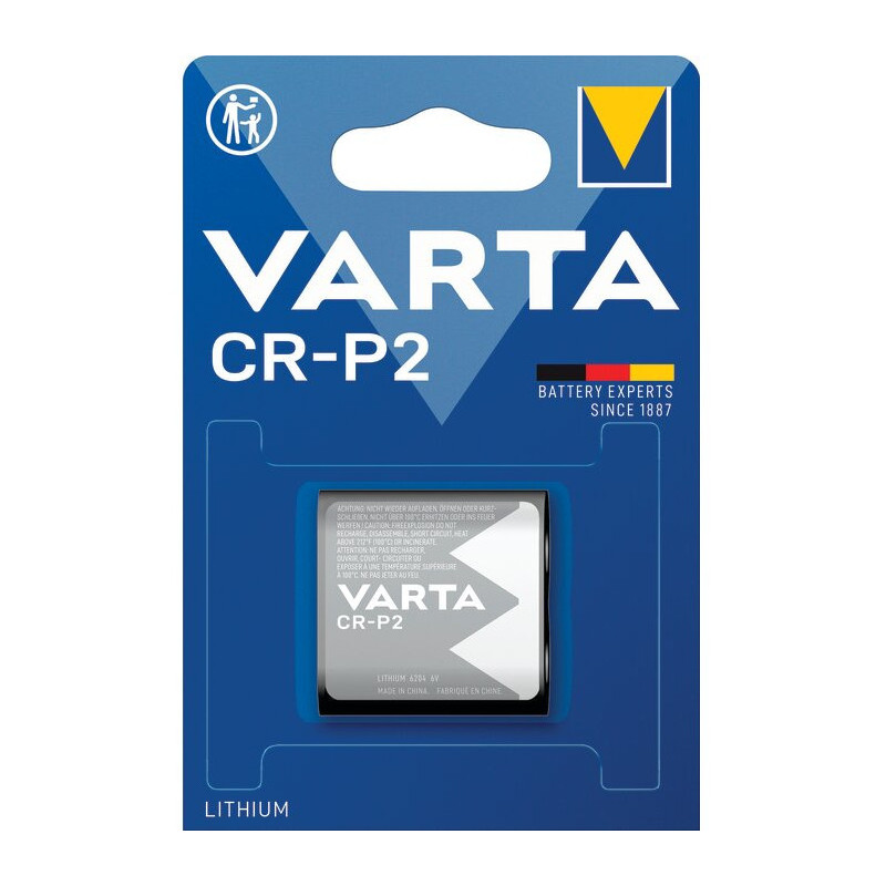 PILE LITHIUM VARTA CRP2 6V - 6204301401
