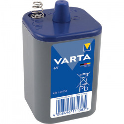 PILE VARTA 4R25X 6V CHLORURE DE ZINC POUR LANTERNE 430