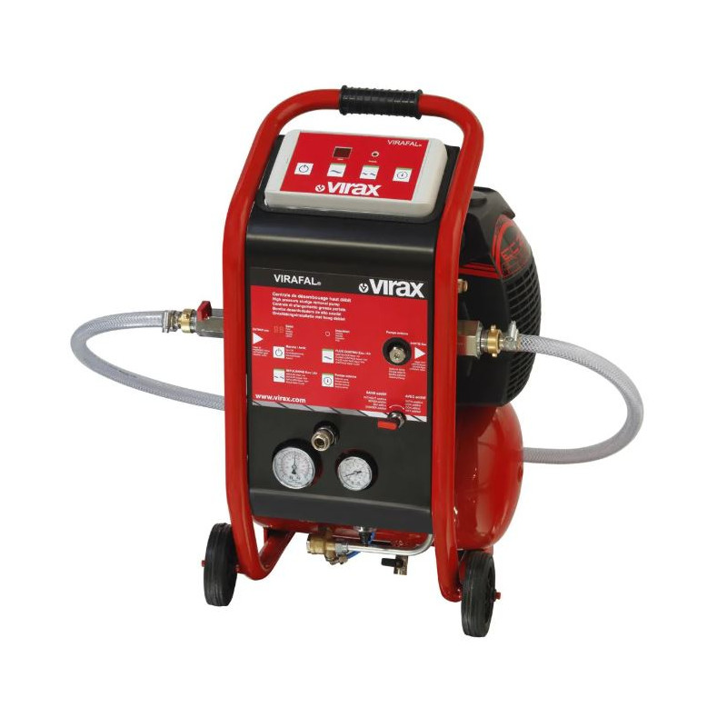 CENTRALE DE DÉSEMBOUAGE 1,5 KW VIRAX VIRAFAL + INJECTEUR + REDUCTEUR ADDITIFS + POIGNÉE - 295053