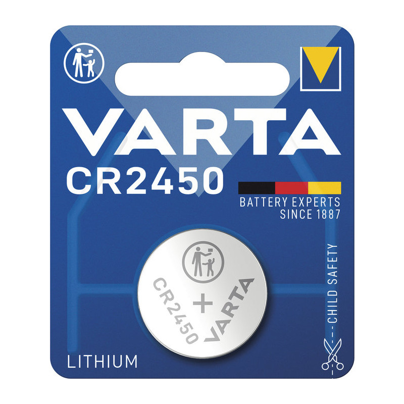 PILE BOUTON LITHIUM 3V VARTA
