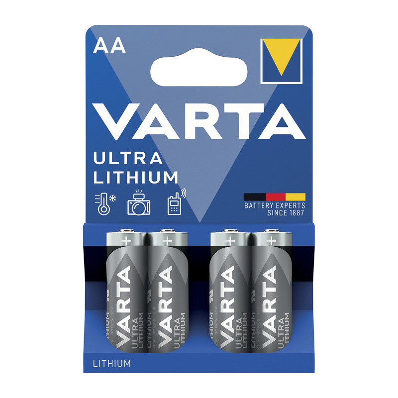 PILES VARTA ULTRA LITHIUM 1,5 V