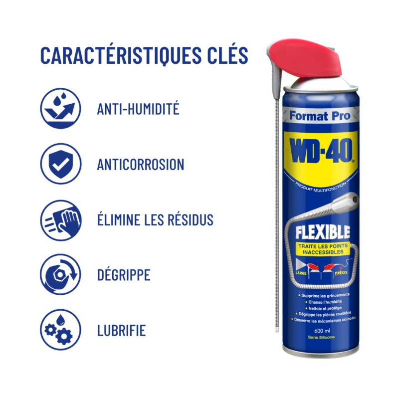 AEROSOL WD-40 AEROSOL 600 ML FLEXIBLE