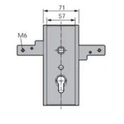 SERRURE WSS POUR GARAGE À PORTE BASCULANTE