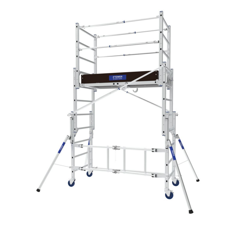 ECHAFAUDAGE TÉLESCOPIQUE Z'TOWER EN ALUMINIUM H 3,80M