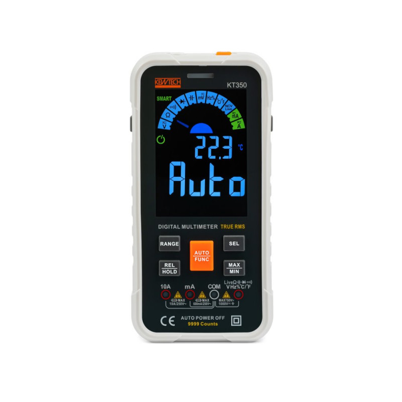 MULTIMÈTRE NUMÉRIQUE KT350 TRMS AUTOMATIQUE 1000V