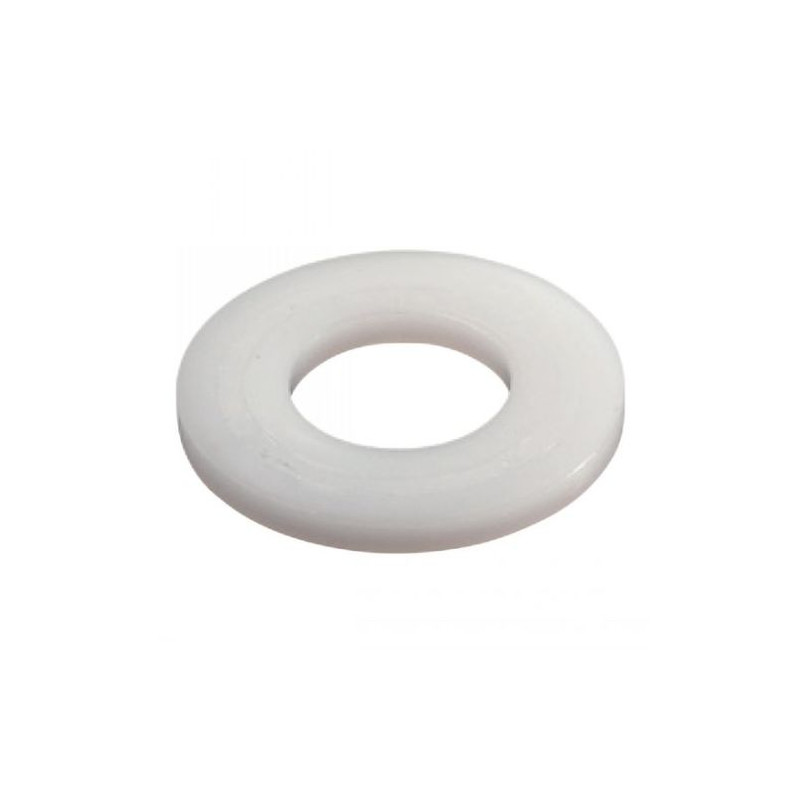 RONDELLE PLATE LARGE  NYLON 6.6 DIN 9021 M6 6.4X17.57X1.6 BOITE 200