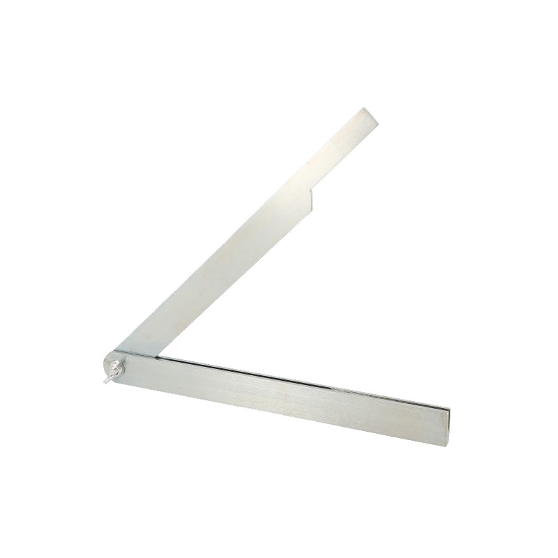 FAUSSE ÉQUERRE DE MÉCANICIEN WILMART AVEC PAPILLON EN ACIER ROBUSTE