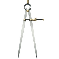 COMPAS DROIT À RESSORT ACIER 250 MM