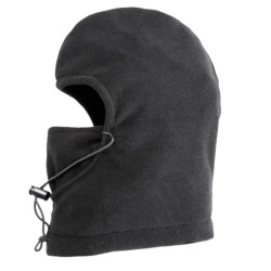 CAGOULE BALACLAVA NOIR 100% POLAIRE