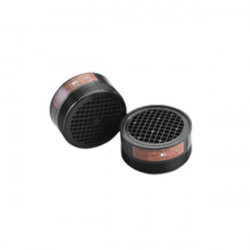 FILTRES A2 ANTI-GAZ ET VAPEURS ORGANIQUES POUR NEW EURMASK 22102 - COVERGUARD - 6REF410NSI FILTRES A2 ANTI-GAZ ET VAPEURS ORGANIQUES POUR NEW EURMASK 22102 - COVERGUARD - 6REF410NSI