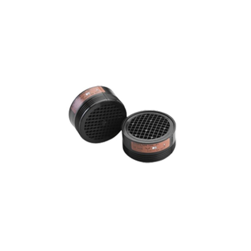 FILTRES A2 ANTI-GAZ ET VAPEURS ORGANIQUES POUR NEW EURMASK 22102 - COVERGUARD - 6REF410NSI