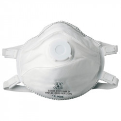 BOÎTE DE 10 MASQUES COQUES RESPIRATOIRES JETABLES AVEC VALVE FFP1 NR D SL - COVERGUARD - 23106 BOÎTE DE 10 MASQUES COQUES RESPIRATOIRES JETABLES AVEC VALVE FFP1 NR D SL - COVERGUARD - 23106