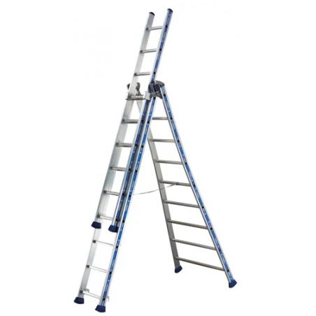 ECHELLE TRANSFORMABLE 3 PLANS 8M59 TRAVAIL  3X12 ECHELONS