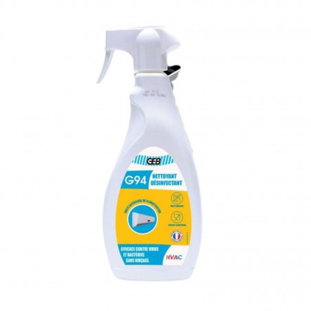 NETTOYANT VIRUCIDE DÉSINFECTANT G94 PULVÉRISATEUR 750 ML