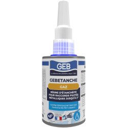 RÉSINE D'ÉTANCHÉITÉ ANAÉROBIE POUR RACCORDS FILETÉS GEBETANCHE GAZ GEB RÉSINE D'ÉTANCHÉITÉ ANAÉROBIE POUR RACCORDS FILETÉS GEBETANCHE GAZ GEB