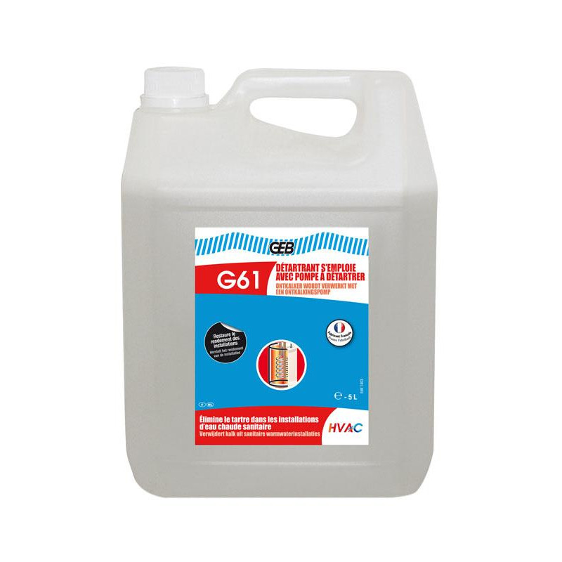 DÉTARTRANT GEB G61 COMPATIBLE AVEC POMPE