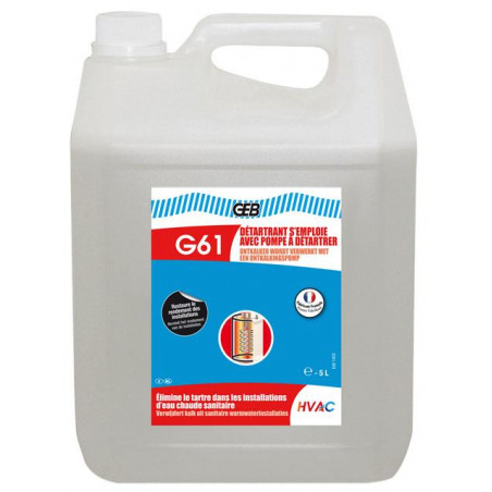 DÉTARTRANT GEB G61 COMPATIBLE AVEC POMPE