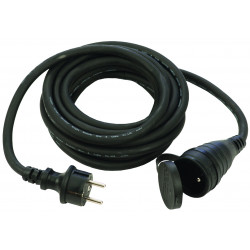 PROLONGATEUR PROFESSIONNEL XPERTY NOIR FICHE ET PRISE 16 A 250 V