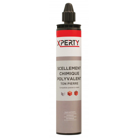 SCELLEMENT CHIMIQUE POLYVALENT XPERTY RÉSINE POLYESTER CARTOUCHE DE 300 ML