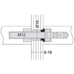 ACCESSOIRES POUR POIGNÉES TUBULAIRES NORMBAU - SÉRIE NT