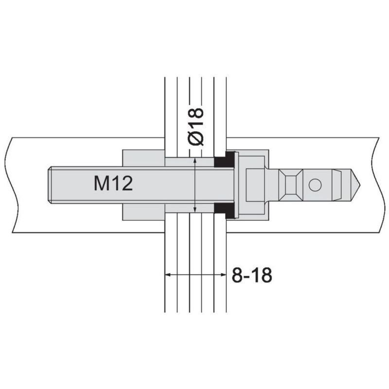 ACCESSOIRES POUR POIGNÉES TUBULAIRES NORMBAU - SÉRIE NT