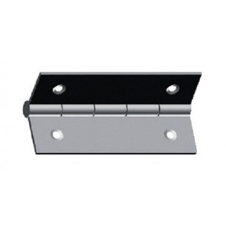 CHARNIÈRE RECTANGULAIRE INOX MONIN À NŒUD ROULÉ MODÈLE 1001-4228